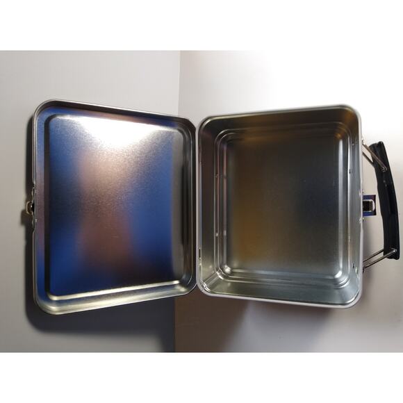 The Gashlycrumb Tinies Edward Gorey Goth Grey Metal Lunchbox Tin 2003 Halloween - Picture 8 of 9